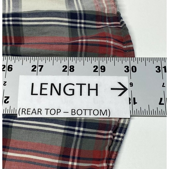 Gap Mens Button Down LS Collared Classic Fit Shirt Medium Multicolor Plaid (2515 - Picture 5 of 6